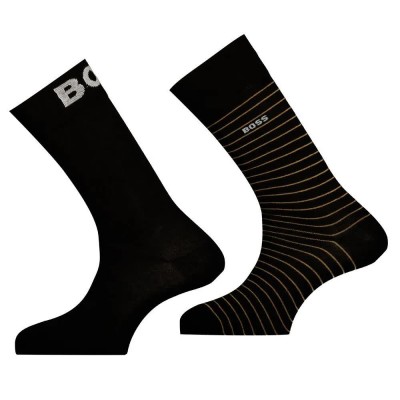 чорапи,мъжки,чорапи,boss,marc,col,short,socks,2,pairs,black