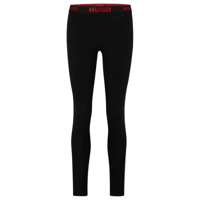 анцуг,дамски,панталони,hugo,sporty,logo,leggings,10250835,sweat,pants,black,(black)