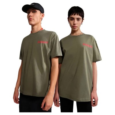 тениска,мъжки,тениски,napapijri,s,pajas,short,sleeve,t,shirt,green,(green,lichen)