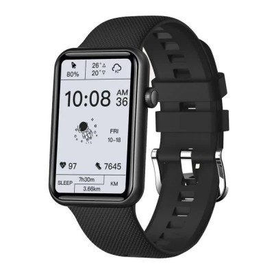 часовници,ksix,tube,smartwatch,silver,(black)