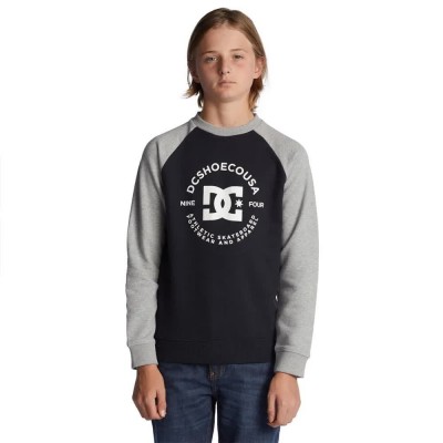 блуза,детски,блузи,dc,shoes,strpltrglncwb,sweatshirt,grey,(black,grey,heather)