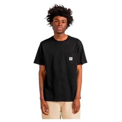 тениска,мъжки,тениски,element,basic,pkt,lbl,short,sleeve,t,shirt,flint,black,(black)