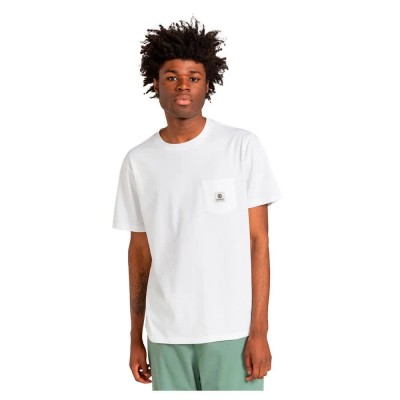 тениска,мъжки,тениски,element,basic,pkt,lbl,short,sleeve,t,shirt,white,(optic,white)