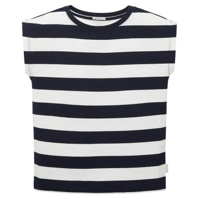 тениска,детски,тениски,tom,tailor,oversized,striped,t,shirt,multicolor,(navy,block,stripe)
