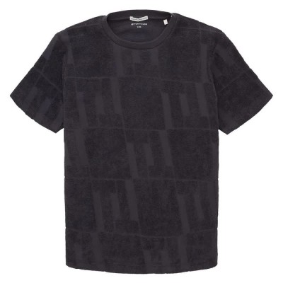 тениска,детски,тениски,tom,tailor,regular,terry,cloth,t,shirt,black,(dark,grey,terry,design)