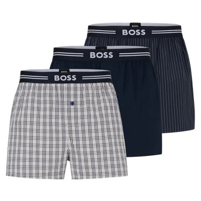 боксерки,мъжко,бельо,boss,woven,10245450,boxers,3,units,light,beige,(multicolor)