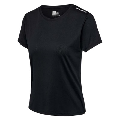 тениска,дамски,тениски,hummel,aura,mesh,short,sleeve,t,shirt,black,(black)
