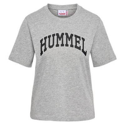 тениска,дамски,тениски,hummel,gill,loose,short,sleeve,t,shirt,grey,melange,(grey)