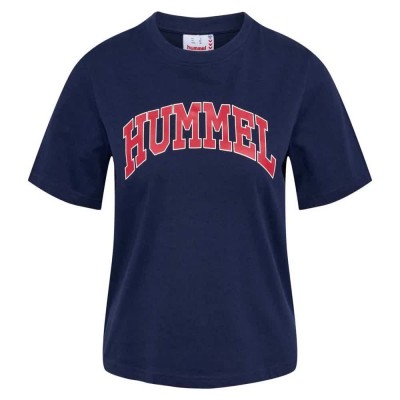 тениска,дамски,тениски,hummel,gill,loose,short,sleeve,t,shirt,blue,(peacoat)