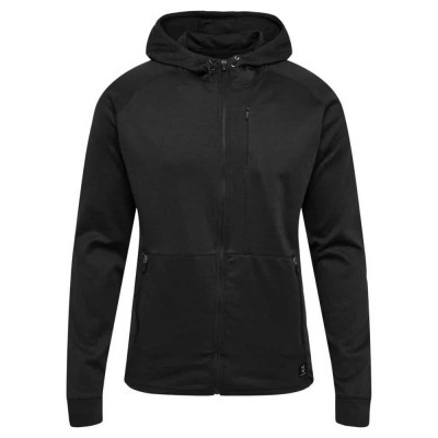 блуза,мъжки,пуловери,hummel,interval,full,zip,sweatshirt,black