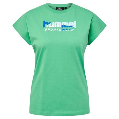 тениска,дамски,тениски,hummel,legacy,jasira,short,sleeve,t,shirt,green,(green,spruce)
