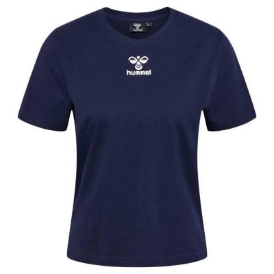 тениска,дамски,тениски,hummel,220031,short,sleeve,t,shirt,peacoat,(blue)