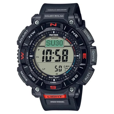 часовник,часовници,casio,pro,trek,watch,lcd,black,black,mineral,(silver)