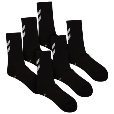 чорапи,дамски,чорапи,hummel,chevron,half,socks,3,pairs,black