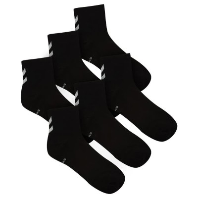 чорапи,дамски,чорапи,hummel,chevron,short,socks,3,pairs,black,(black)