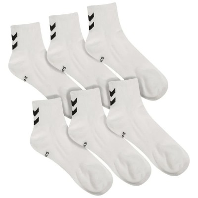 чорапи,дамски,чорапи,hummel,chevron,short,socks,3,pairs,white