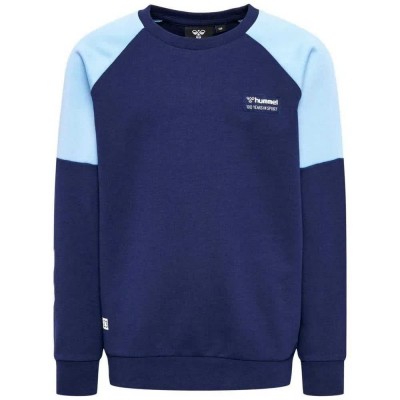 блуза,детски,блузи,hummel,eddy,sweatshirt,blue,(black,iris)