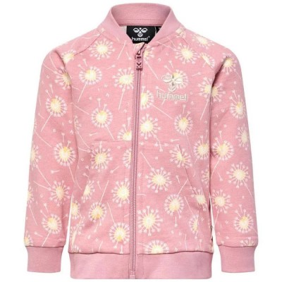 блуза,детски,блузи,hummel,logun,full,zip,sweatshirt,pink,(zephyr)