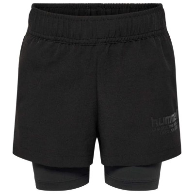 къси,панталони,детски,панталони,hummel,pure,2,in,1,shorts,black,(black)