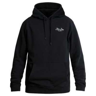 суичър,мъжки,пуловери,john,doe,jd,lettering,hoodie,black,(black)
