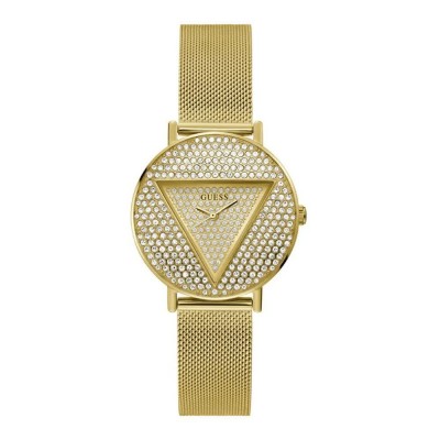 часовник,часовници,guess,iconic,watch,golden