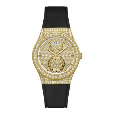часовник,часовници,guess,princess,woman,watch,golden,(black)