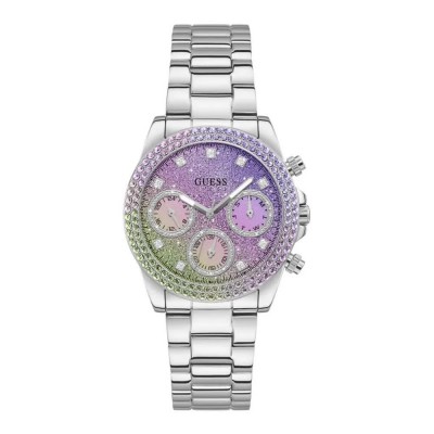 часовник,часовници,guess,sol,woman,watch,silver