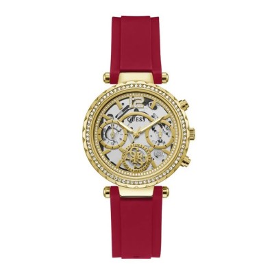 часовник,часовници,guess,solstice,woman,watch,red,(red)