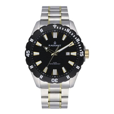 часовник,часовници,radiant,tagrad,ii,45,mm,black,dial,ipbitone,brac,watch,golden,(golden)