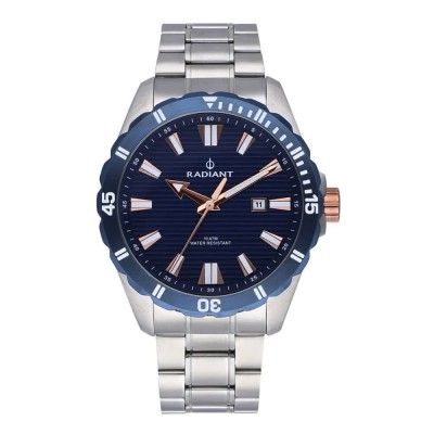 часовник,часовници,radiant,tagrad,ii,45,mm,blue,dial,ips,bracelet,watch,blue,(silver)