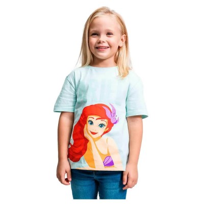 тениска,мъжки,тениски,дамски,тениски,disney,princess,la,sirenita,short,sleeve,t,shirt,green,(light,green)
