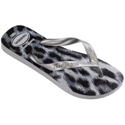 джапанки,дамски,сандали,и,чехли,havaianas,top,animals,flip,flops,grey,silver,ice,grey,(silver)