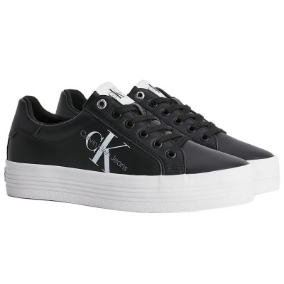 маратонки,дамски,маратонки,calvin,klein,jeans,platform,laceup,trainers,black,(black)