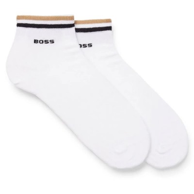 чорапи,мъжки,чорапи,boss,sh,stripe,cc,10249327,socks,2,pairs,white,(white)