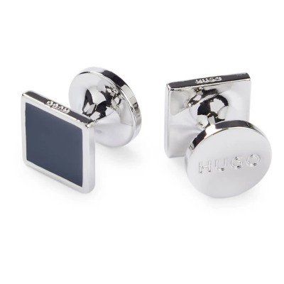 бижутерия,hugo,e,totake,10191262,cufflinks,silver,(navy)