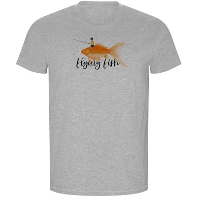тениска,мъжки,тениски,kruskis,flying,fish,eco,short,sleeve,t,shirt,heather,grey,(grey)