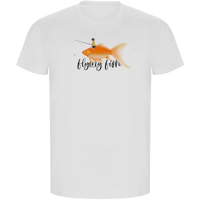 тениска,мъжки,тениски,kruskis,flying,fish,eco,short,sleeve,t,shirt,white