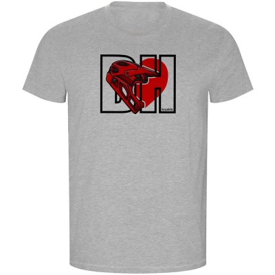 тениска,мъжки,тениски,kruskis,i,love,downhill,eco,short,sleeve,t,shirt,heather,grey,(grey)