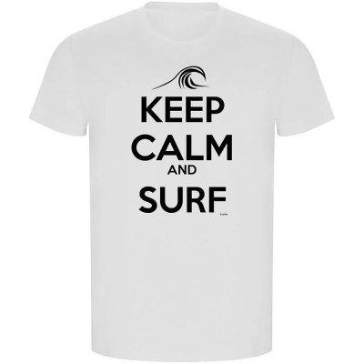тениска,мъжки,тениски,kruskis,surf,keep,calm,and,surf,eco,short,sleeve,t,shirt,white