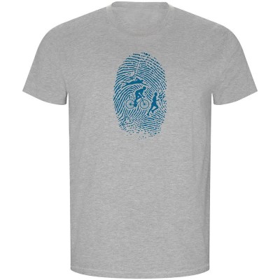тениска,мъжки,тениски,kruskis,triathlon,fingerprint,eco,short,sleeve,t,shirt,heather,grey,(grey)