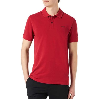 мъжки,блузи,с,яка,boss,prime,short,sleeve,polo,bright,red,(black)