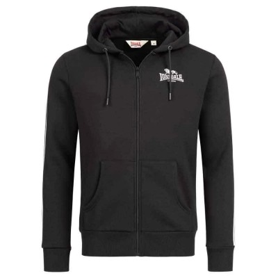 блуза,мъжки,пуловери,lonsdale,balnakeil,full,zip,sweatshirt,black,white,(black)