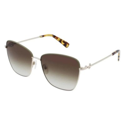 слънчеви,очила,слънчеви,очила,longchamp,153s,woman,sunglasses,gold,khaki