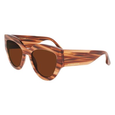 слънчеви,очила,слънчеви,очила,victoria,beckham,628s,woman,sunglasses,striped,brown,(brown)