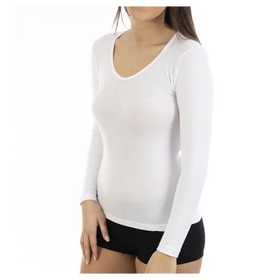 дамско,бельо,дамски,бикини,и,танкини,lacotex,long,sleeve,base,layer,white