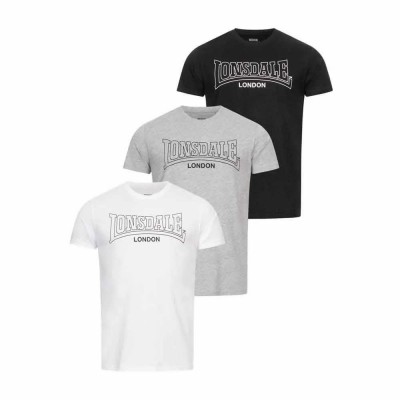 тениска,мъжки,тениски,lonsdale,beanley,short,sleeve,t,shirt,3,units,multicolor,(multicolour)