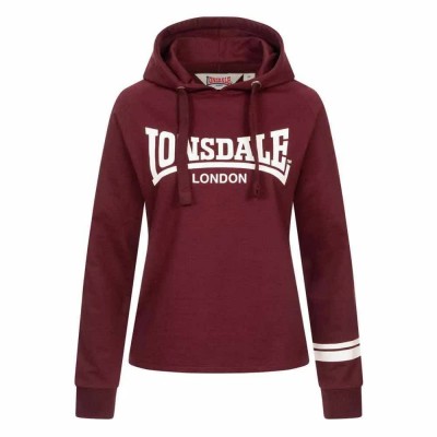 суичър,дамски,блузи,lonsdale,callanish,hoodie,red,(oxblood)