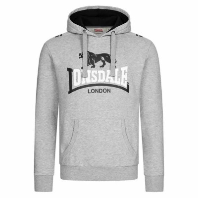 суичър,мъжки,пуловери,lonsdale,ullapool,hoodie,grey,(marl,grey)