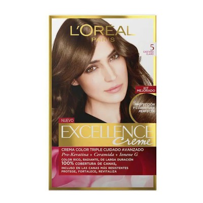 хигиена,коса,l´oreal,excellence,nº,5,hair,dye,155ml,golden,(light,brown)