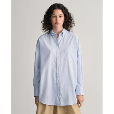 риза,с,дълъг,ръкав,дамски,ризи,gant,os,luxury,oxford,bd,long,sleeve,shirt,blue,(muted,blue)